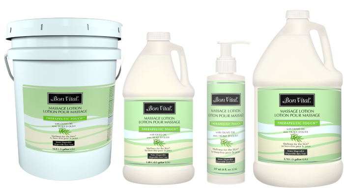 Bon Vital'® Therapeutic Touch&trade; Massage Lotion with Olive Oil