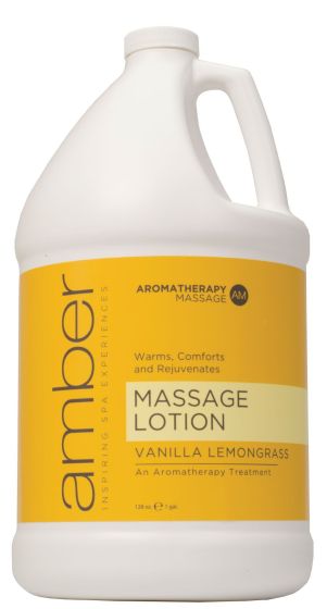 Amber Vanilla Lemongrass Massage Lotion