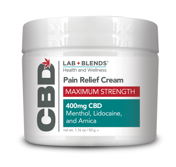 Lab+Blends&trade; 400mg CBD Pain Relief Max Strength Cream - 1.76 oz by BIOTONE®
