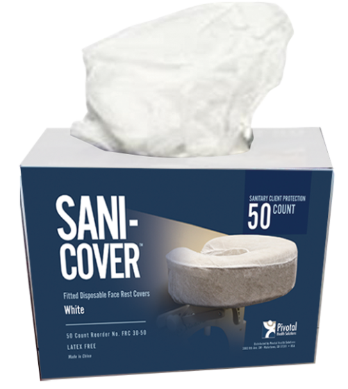 Sani-Cover® Fitted Disposable Face Rest Covers Box of 50