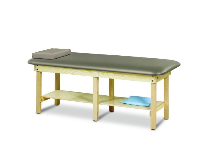 Bariatric H-brace Table Warm Gray