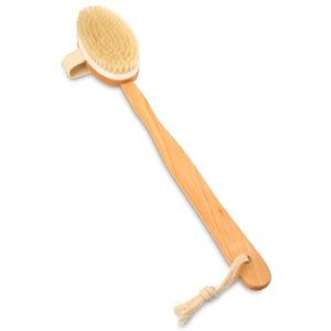 Long Handle Boar Brush W/Removable Handle