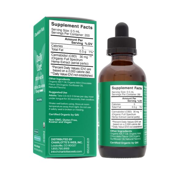 Charlotte's Web Maximum Strength Hemp Extract Oil - CBD Oil for Sale