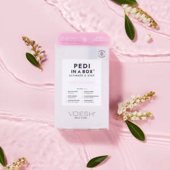 VOESH Pedi in a Box Ultimate 6 Step Pedicure Treatment Kit