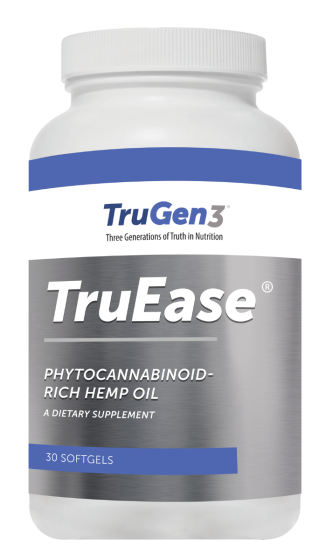 TruGen3® TruEase® Phytocannabinoid-Rich Hemp Oil - 25 mg CBD - 30 Soft Gels