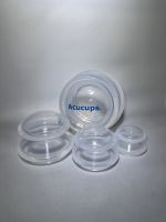 Acucups® Logo Silicone Cupping Set of 4 - Cupping Therapy Cups