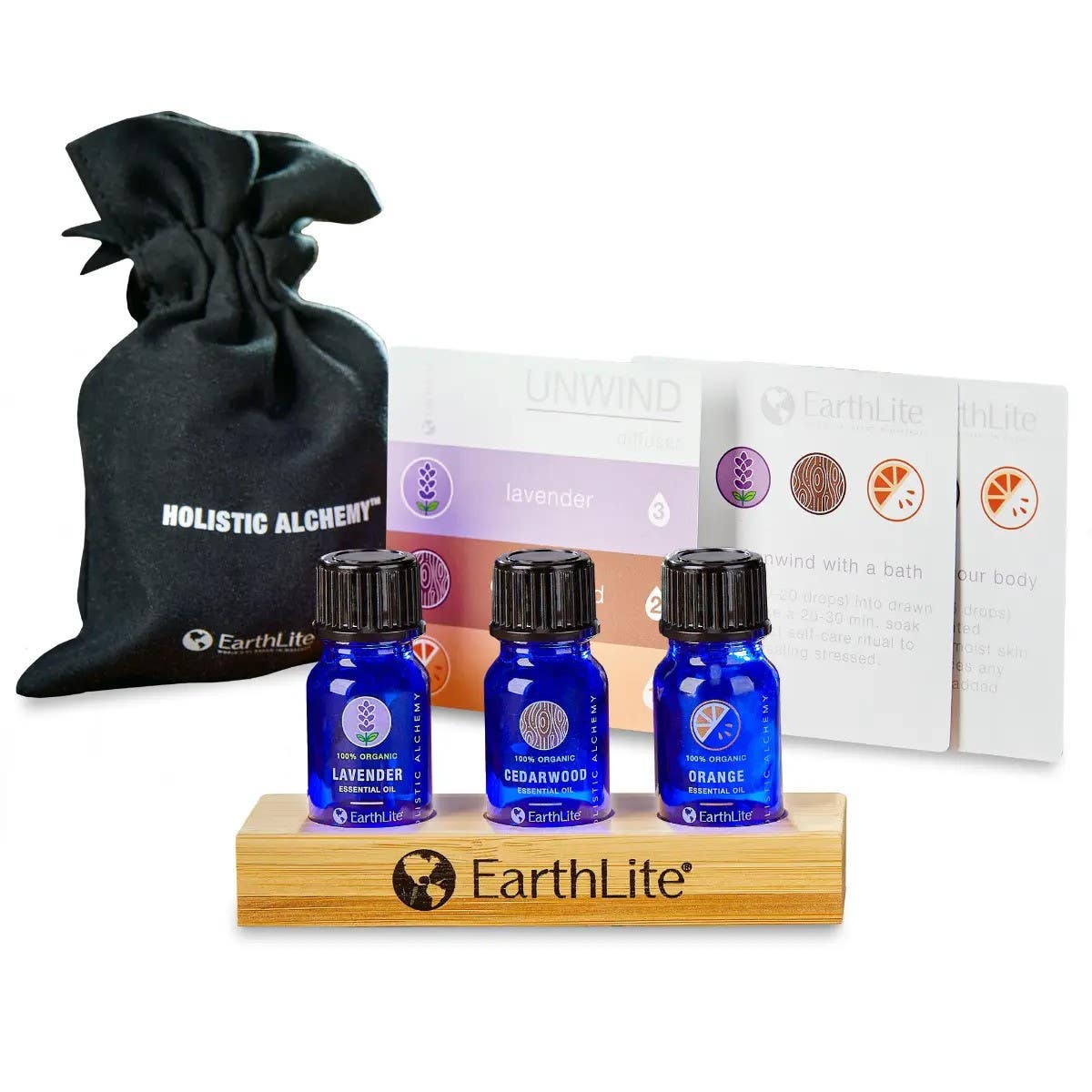 EarthLite®HolisticAlchemy™OrganicEssentialOilUnwindKit