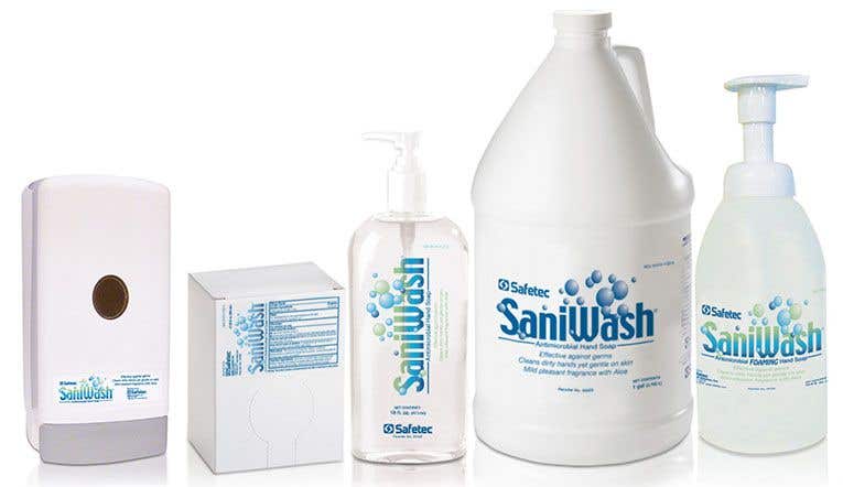 Saniwash Antimicrobial Hand Wash Hand Soap $66
