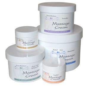 Santa Barbara Massage Cream Clary Sage & Lavender Jar 32 oz.