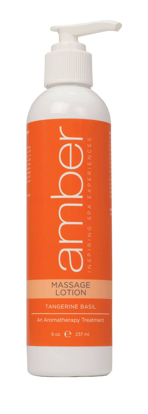 Amber Tangerine Basil Massage Lotion