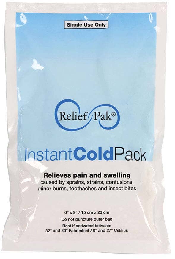 Relief Pak® Instant Cold Pack 6&rdquo; x 9&rdquo;