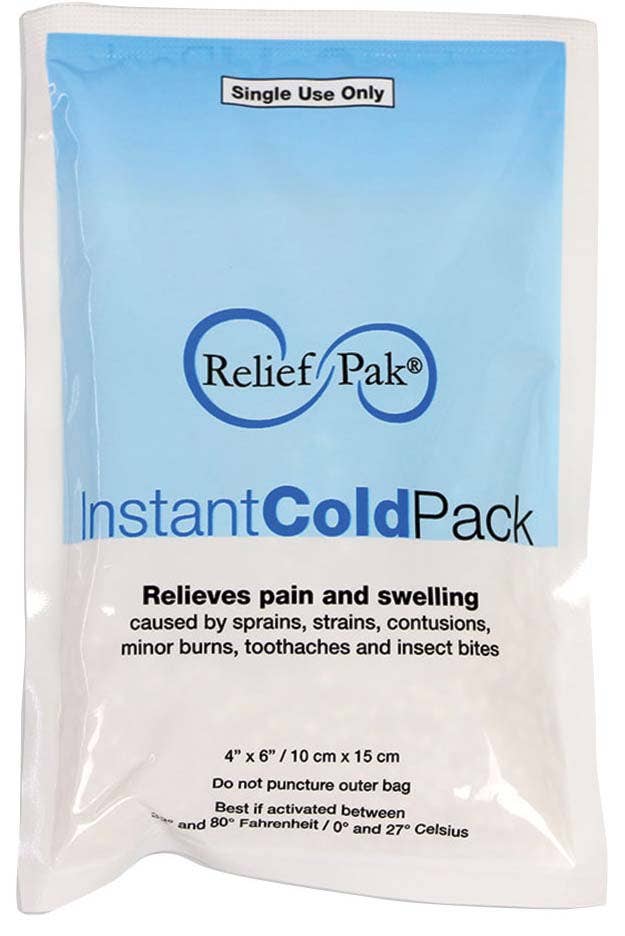 Relief Pak® Instant Cold Pack 4&rdquo; x 6&rdquo;
