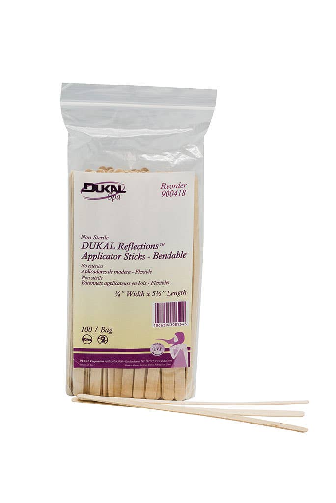 DUKAL™ Spa Reflections™ Bendable Wood Applicator Stick 5.5