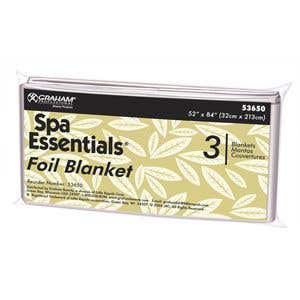 Spa Essentials Mylar Foil Thermal Blankets - Single Sheet 52