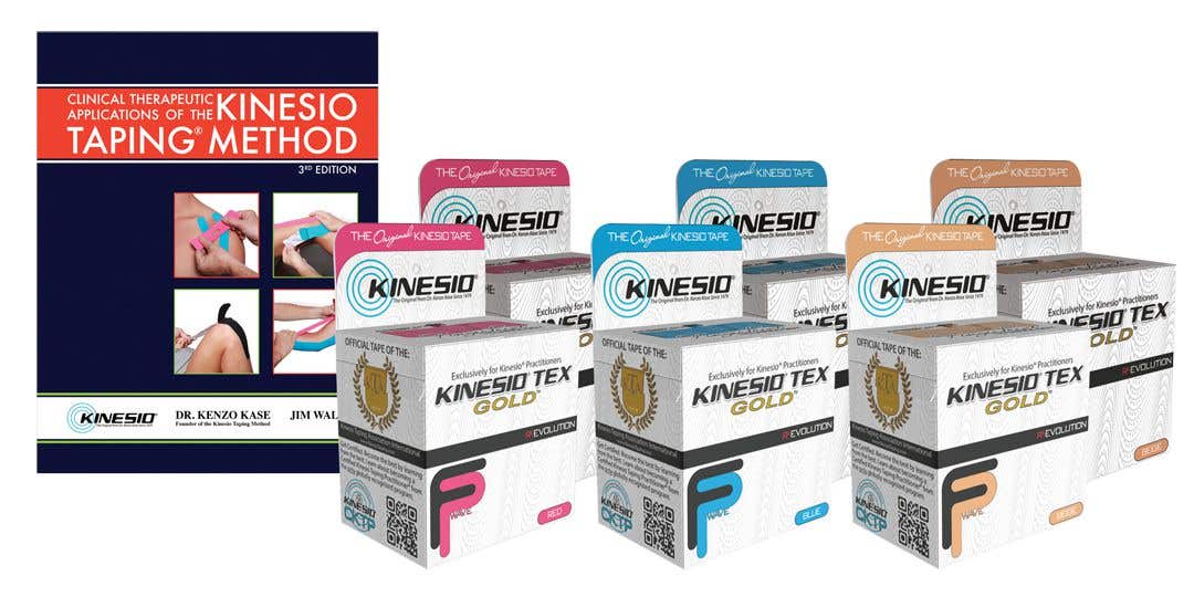 KinesioMassageTherapistStarterKitwithKinesioTexGoldFP