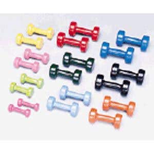 VinylCoatedCastIronDumbbellSet1-10Lbs-1PairPerWeight