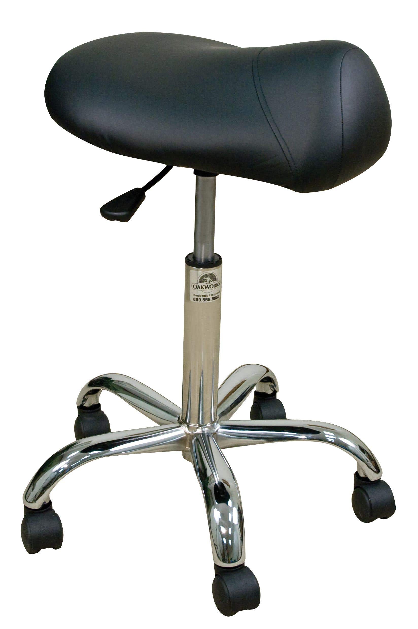 Oakworks®ProfessionalSaddleStool19-25H