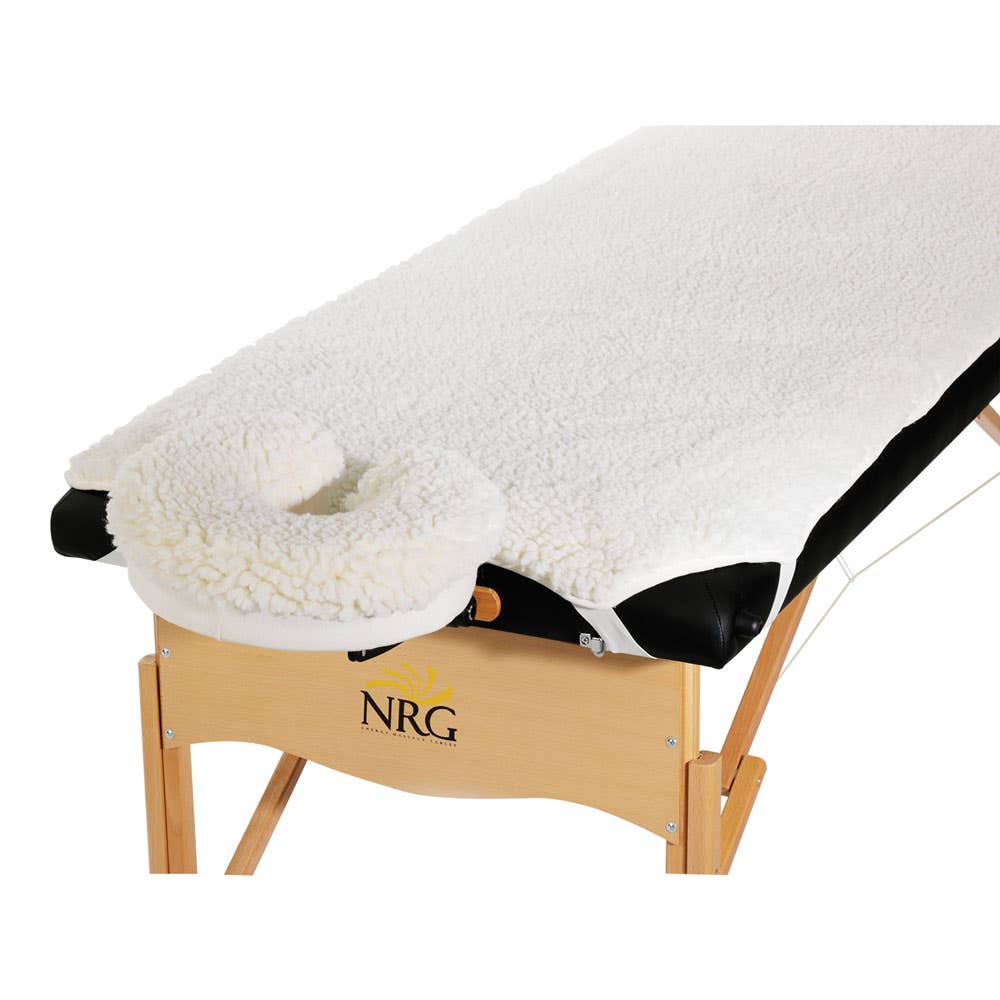 NRG®FleeceMassageTablePadandFaceRestCoverSet