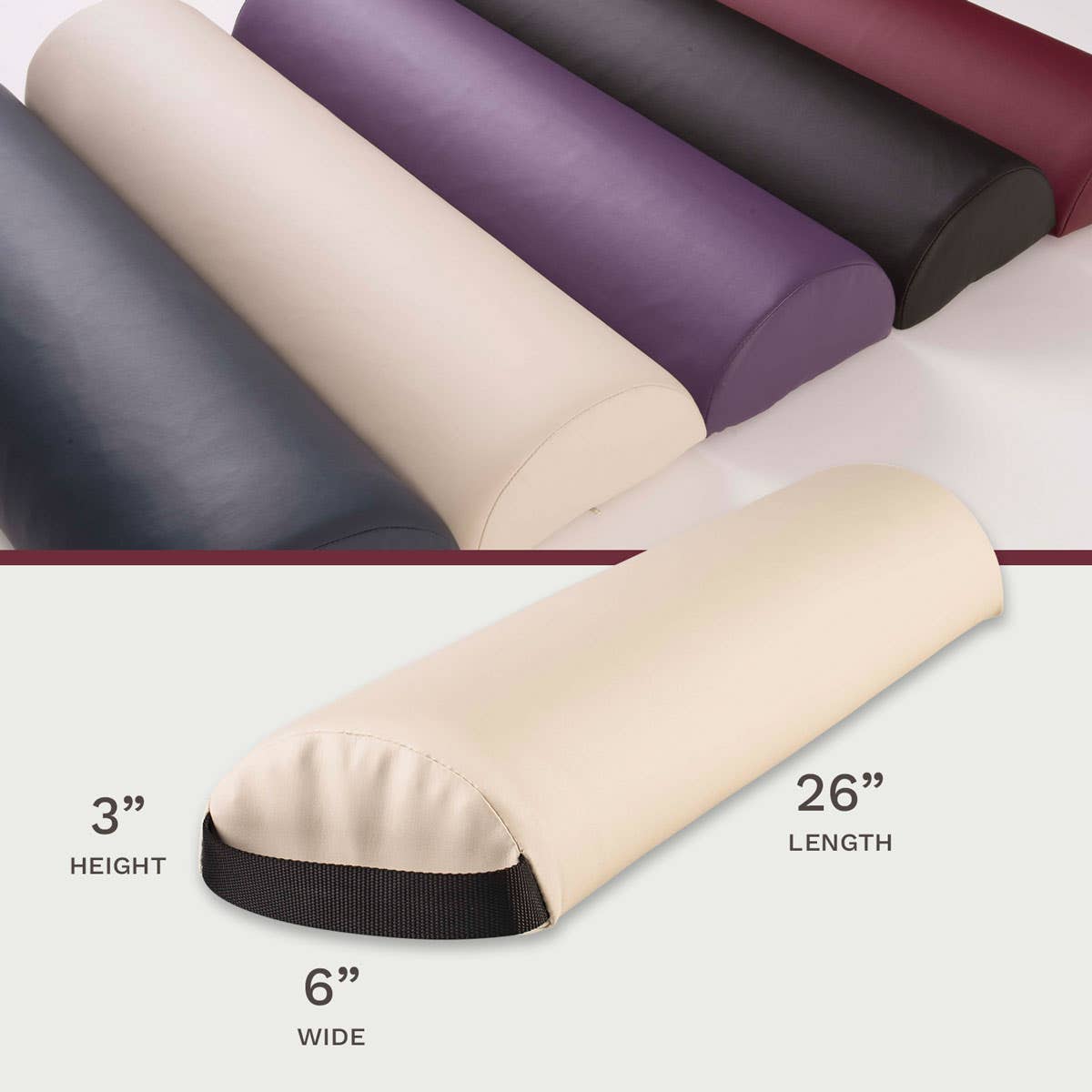NRG®HalfRoundBolster-HalfRoundMassageTableBolster