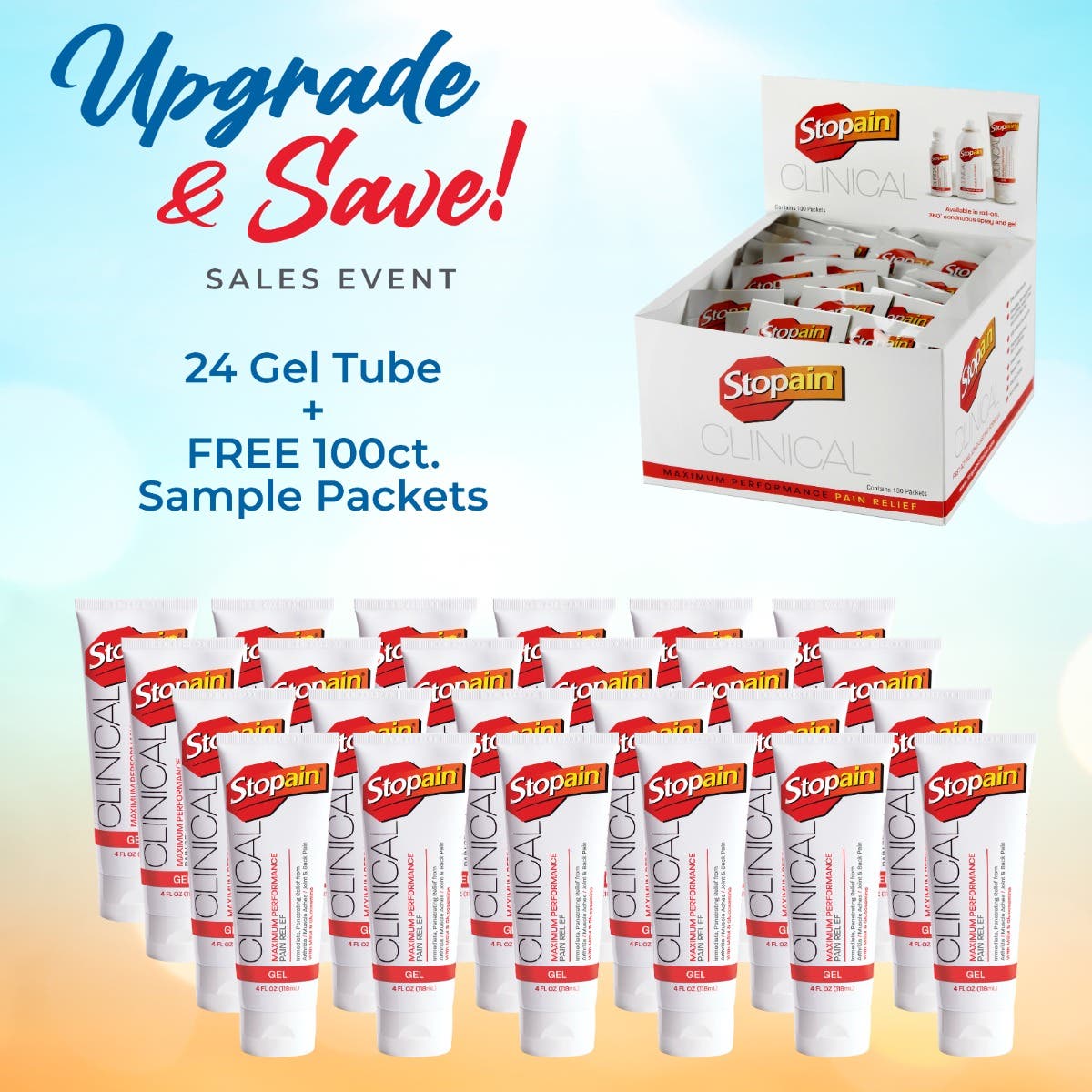 Stopain® Buy 24 Tubes Get Sample Box
