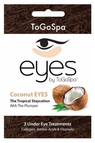 EYES by ToGoSpa™ Under Eye Collagen Gel Masks - Back Bar Box Coconut