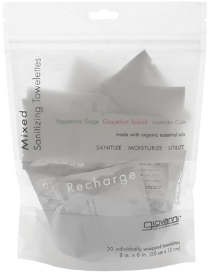 Giovanni Mixed Scents Sanitizing Towelettes $12