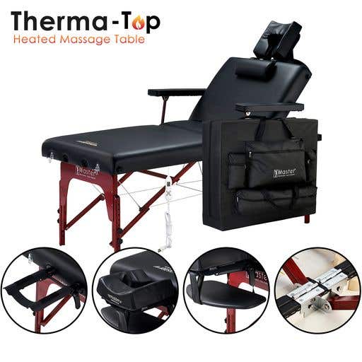 Master®MassageEquipment31Montclair™SalonTherma-Top®PortableMassageTablePackage