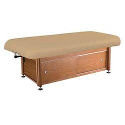 Living Earth Crafts® Napa Flat Top Table with Cabinet Base