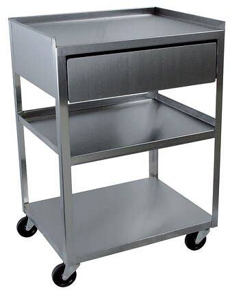 Single Locking Cabinet With Drawer