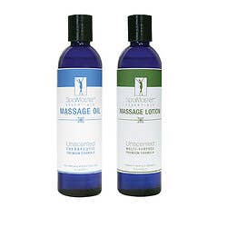 Master Massage 8 Oz Oil And Lotion 2 Pack
