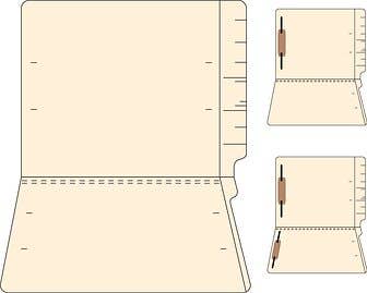14 Pt Single Ply End Tab No Fasteners 50 Count