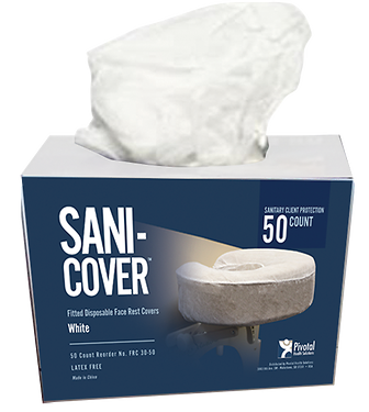 Sani-Cover® Fitted Disposable Face Rest Covers Box of 50