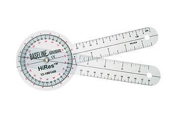  Baseline Hi-Res Plastic 8' Goniometer 360 Degree