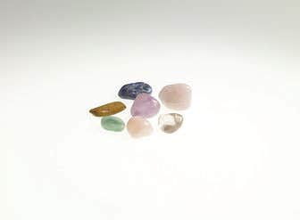 Amber Chakras 8 Semi-Precious Stones