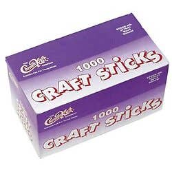 Large Wooden Waxing Sticks- 1000 Ct 6"