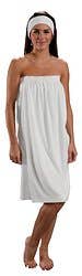 Terry Spa Wrap, White