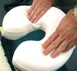 Kur Memory Foam Crescent With Free Cover