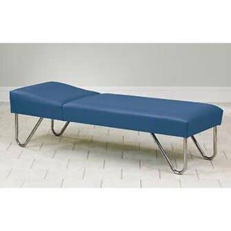Clinton Chrome Leg Couch