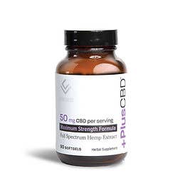 +PlusCBD™ Softgels Maximum Strength Formula