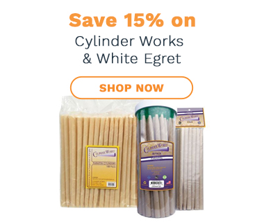Save 15% on Cylinder Works & White Egret