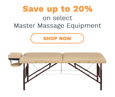 Save up to 20% on select Master Massage Equipment